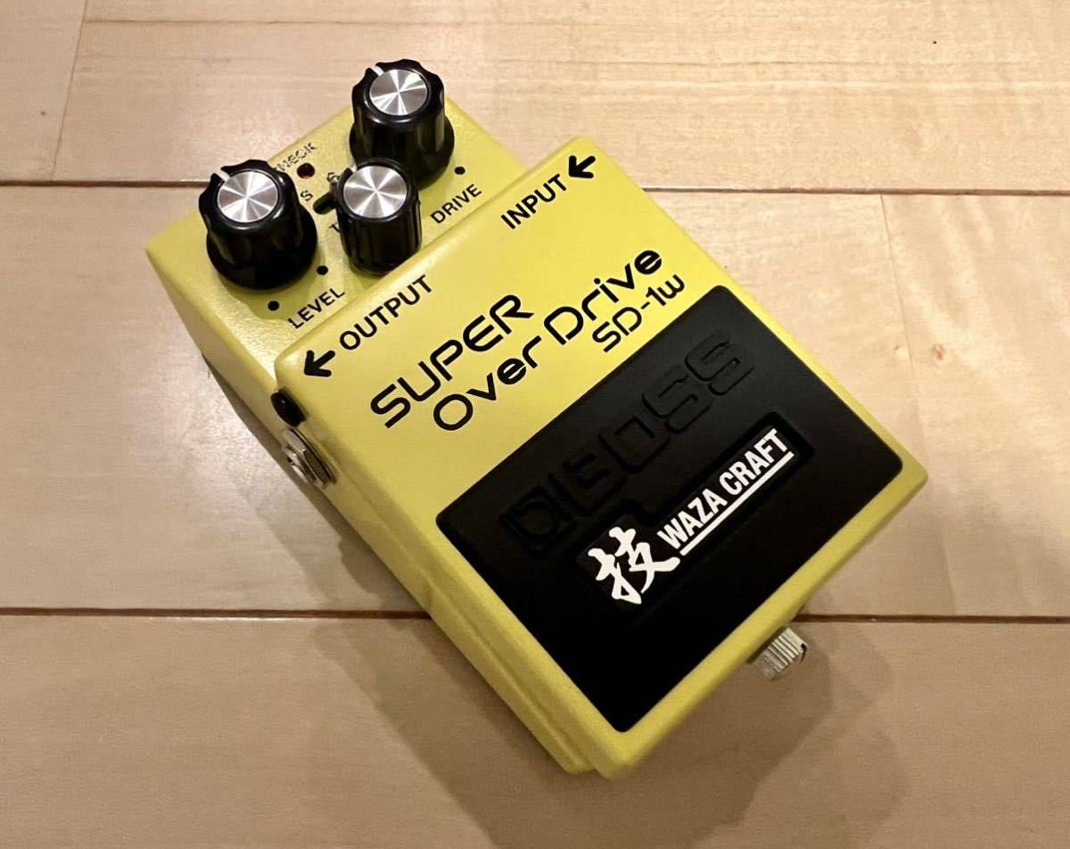 BOSS SD-1W オーバードライブ 技クラフト BOSS SD-1W WAZA DRIVE CRAFT