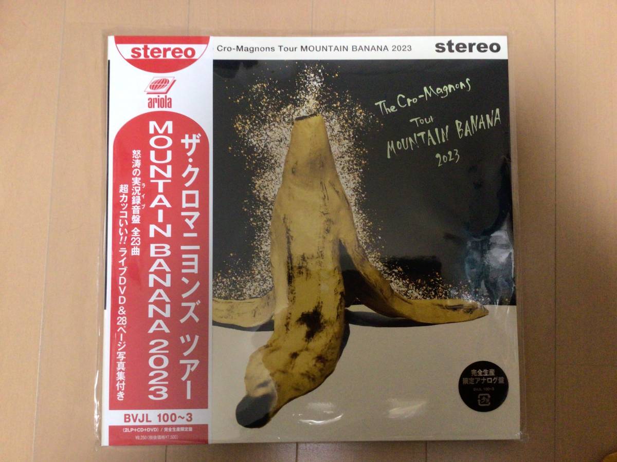ザ・クロマニヨンズ ツアー MOUNTAIN BANANA 2023(2LP＋CD＋DVD＋写真