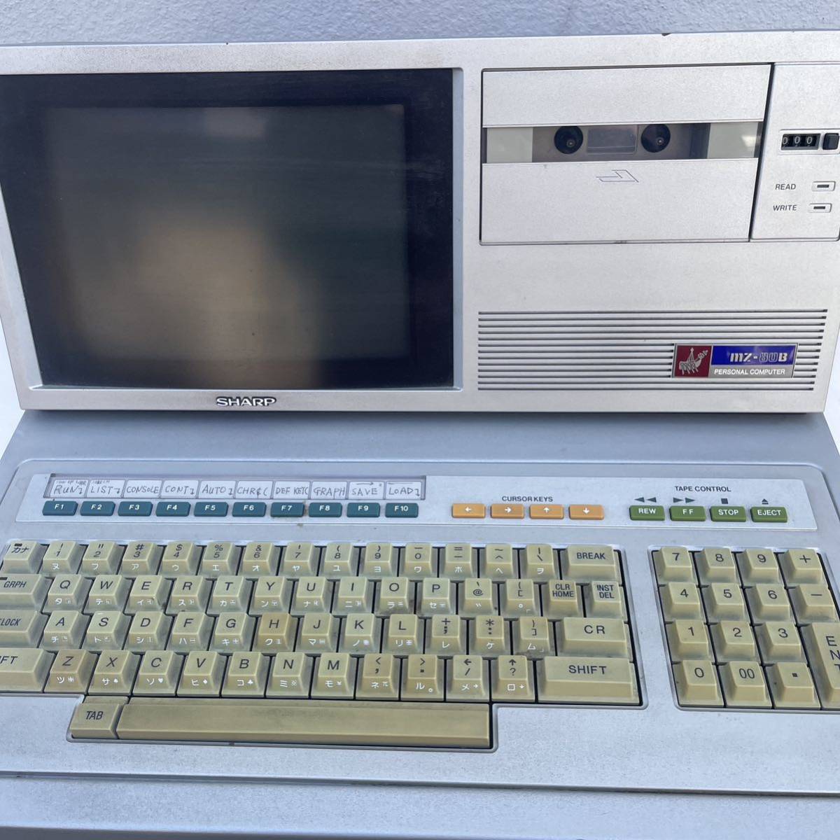 SHARP MZ-80K シャープ パーソナルコンピュータ ジャンク SHARP シャープ - MZ-80K パーソナルコンピュータ ジャンク