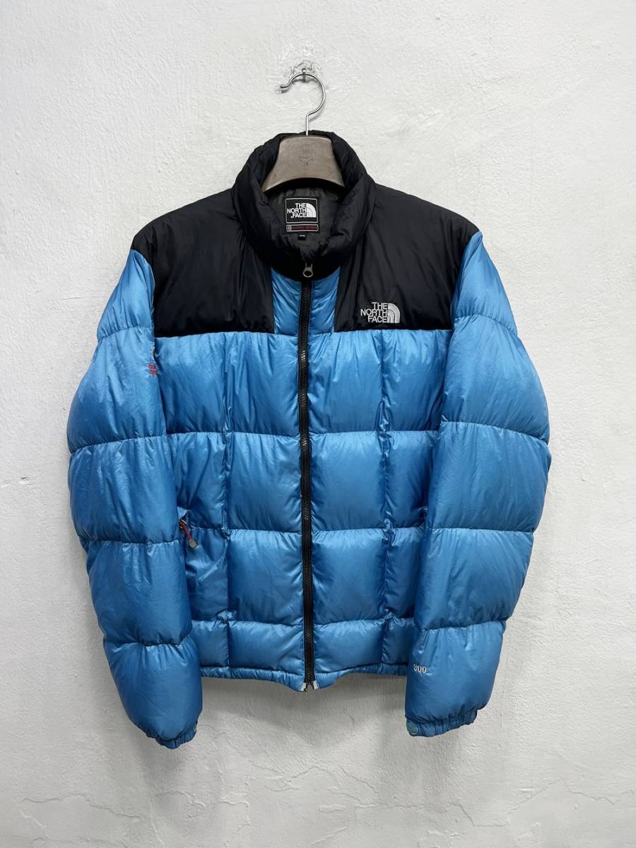 (J4132) THE NORTH FACE ノースフェイス ローツェ ダウンジャケット メンズ L サイズ 正規品 本物 サミットシリーズ ヌプシ 800+SUMMIT