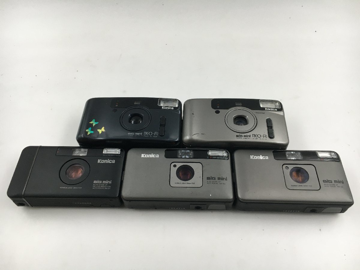 【お買得】konica big mini neo-r フィルム 充電器 セット ♪△【Konica コニカ】フィルムカメラ 5点セット BiG mini BiG mini