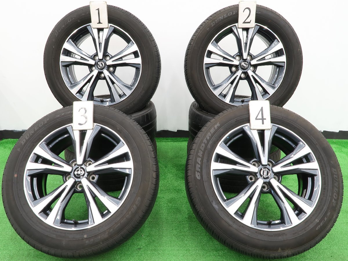 4本 ニッサン エクストレイル T32 後期 純正 18インチ ホイール 7J +45 