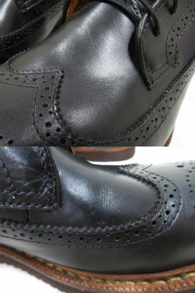 2S8250/visvim PATRICIAN W.T. MID-FOLK BLACK V10007522 シューズ 9.5 