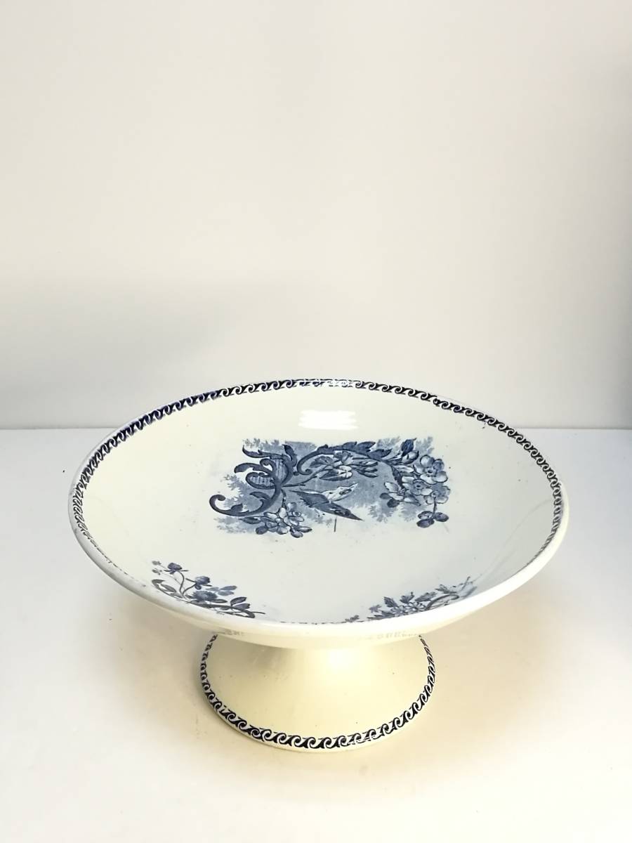 フランス　クレイユモントロー　PAPILLONS　コンポティエ コンポティエ クレイユモントロー フランス - メルカリ 2枚あり！低めが可愛いクレイユモントローコンポティエ