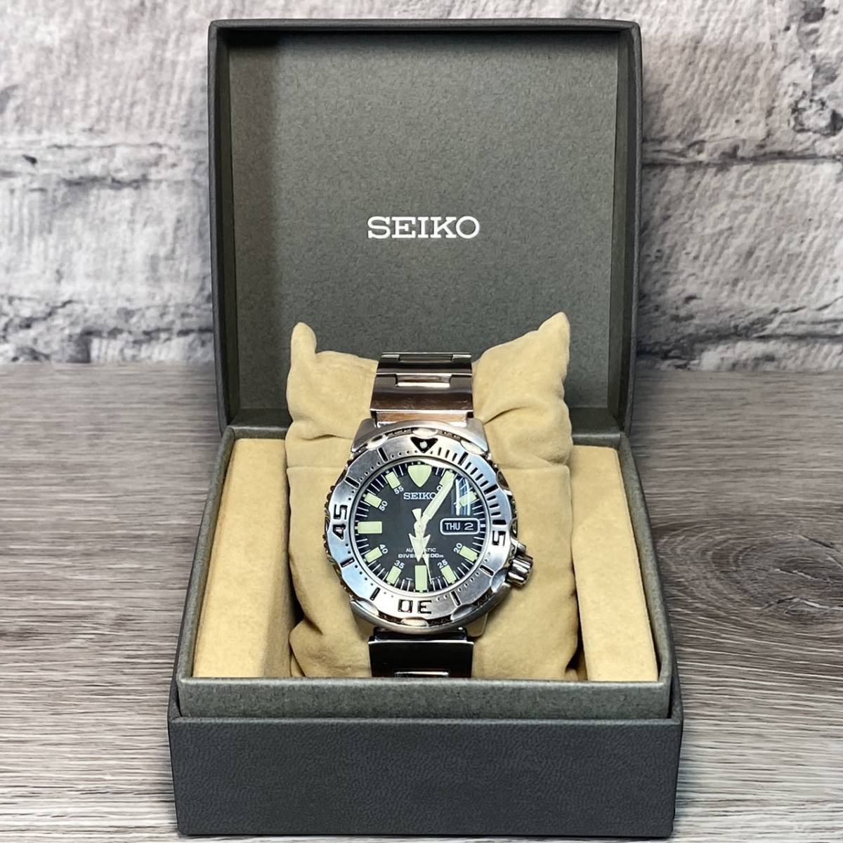 格安，送料無料 YH-7045 稼働品 SEIKO セイコー ブラックモンスター AT 自動巻き デイデイト ダイバーズ 7S26-0350 稼動品 余りゴマ無し(セイコー)｜売買されたオークション情報、yahooの商品情報をアーカイブ公開 - その他