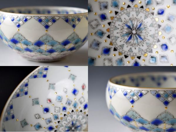 早助千晴 Yahoo!オークション - H394 星河ぐい呑 共箱 酒器 九谷焼 真作保証 ぐい呑 星華 006 月光 杯 | (2024-07-04)