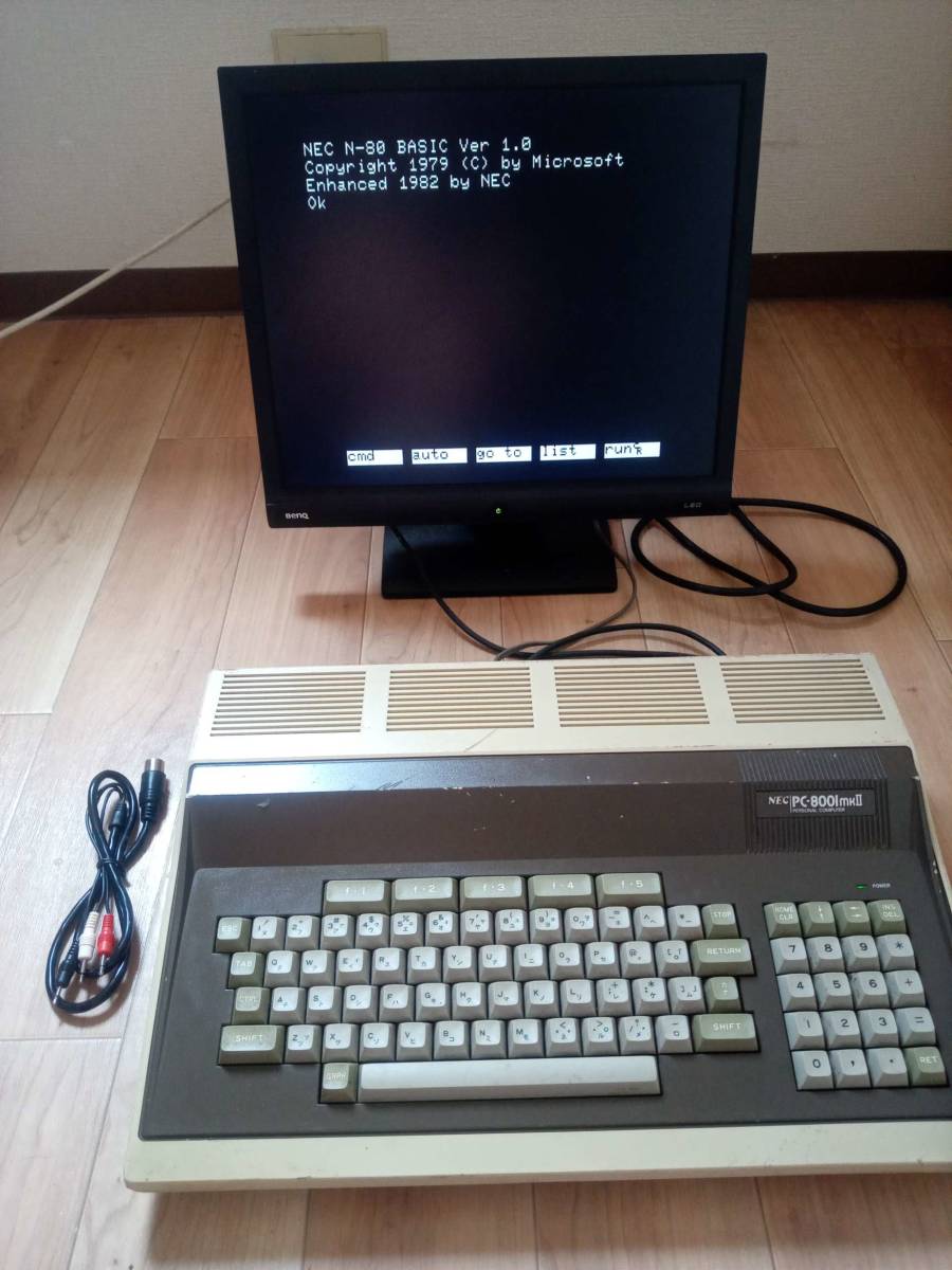 NEC　PC8001mk2 液晶モニターBenQBL702A