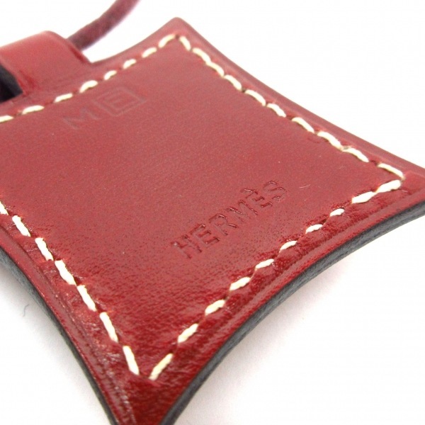 エルメス HERMES ネックレス トゥアレグ レザー×金属素材 ボルドー