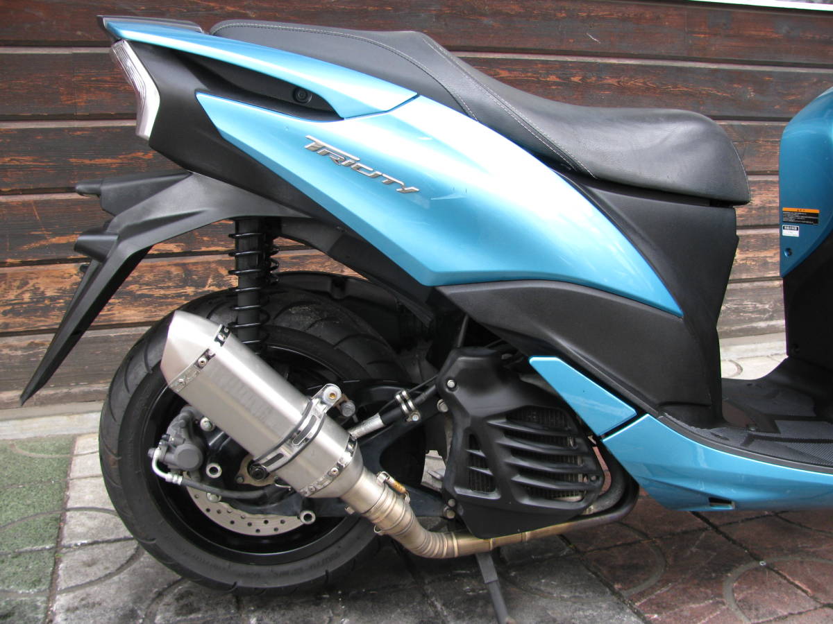 即決 トリシティ125 ABS SEC1J マフラー改 走行28100 