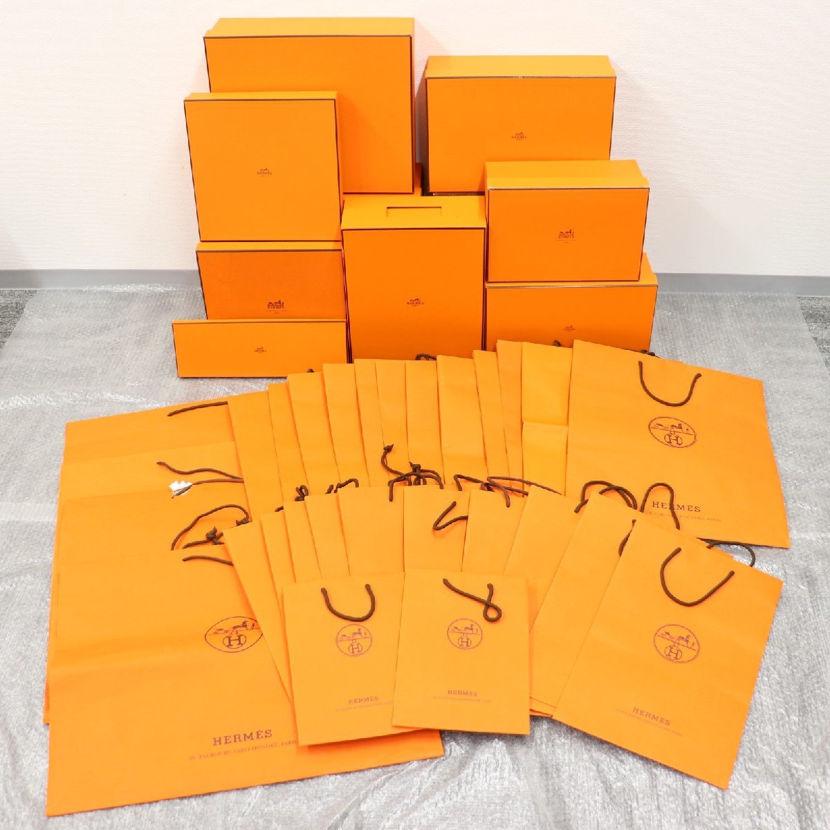ITX4MUROAL56 即決 本物 HERMES エルメス ブランド 箱 BOX ショッパー