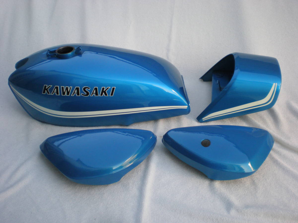 カワサキ KH250 400 外装セット ブルー Kawasaki 100円スタート 