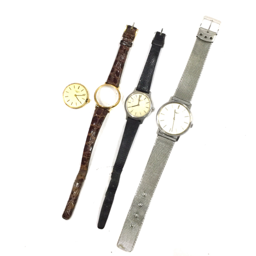 ロンジン 手巻き 機械式 メンズ レディース 破損 ジャンク品 含む 現状品 ファッション小物 計3点 セット