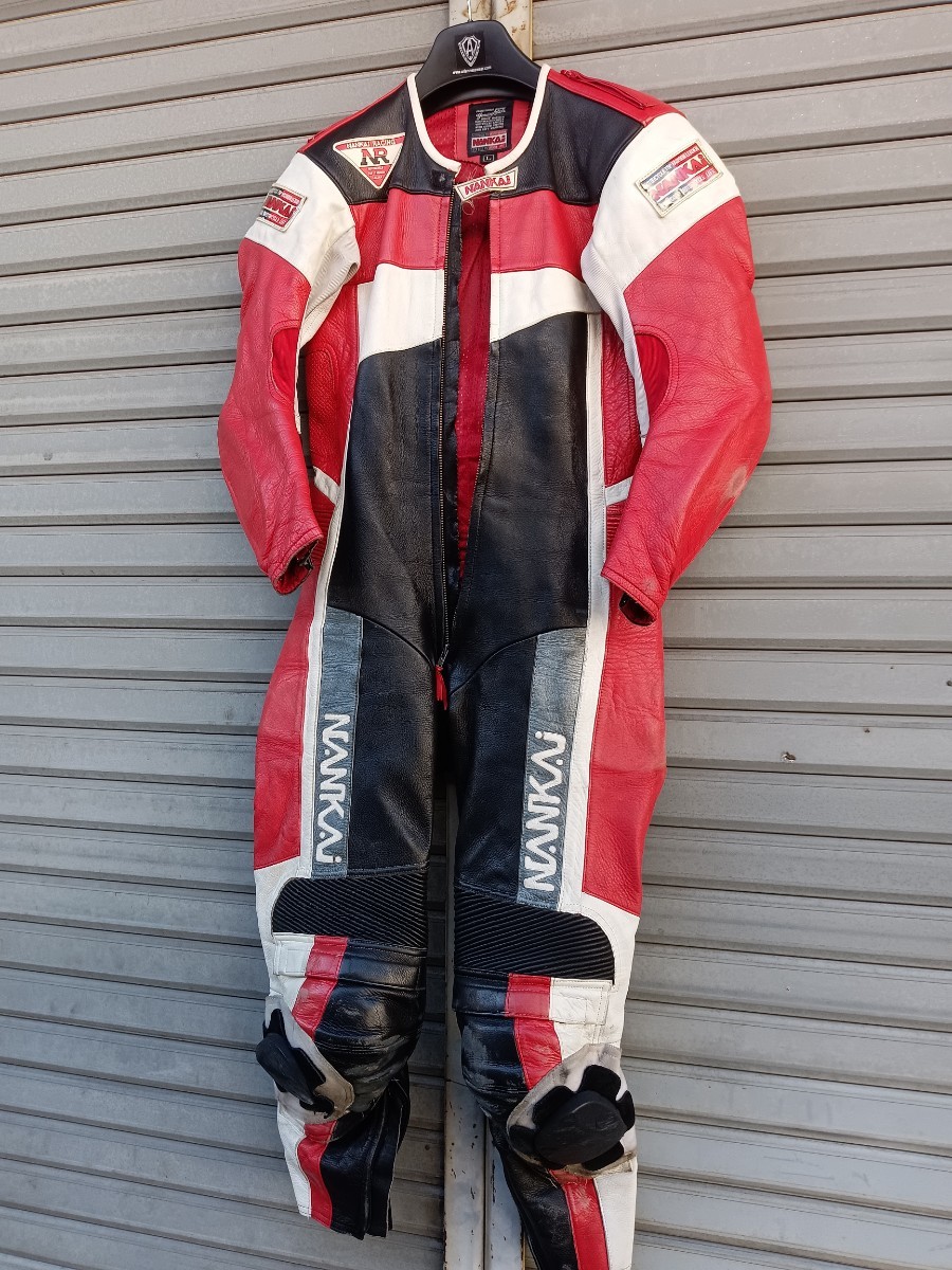 NANKAI南海 レーシングスーツ ツナギ 革 NANKAI L PRO-RACING