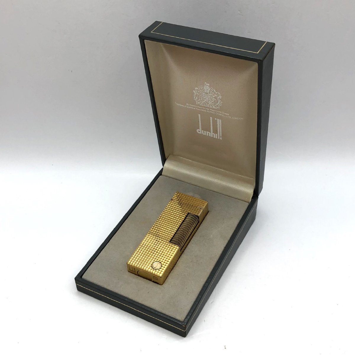 1円☆ Dunhill ダンヒル ローラー ガスライター シルバー バーリー