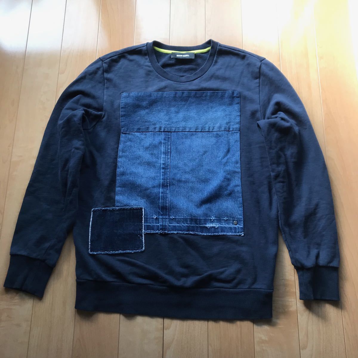 ディーゼル トレーナー 580-1-7 メンズ ネイビー デニム イタリア ジーンズ