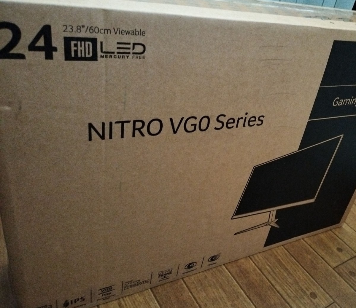 Acer ゲーミングモニター VG240ybmiix IPS 75Hz