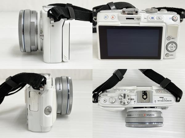 OLYMPUS E-PL6 ミラーレス一眼 M.ZUIKO DIGITAL 14-42mm F3.5-5.6 M.ZUIKO DIGITAL 40-150mm F4.0-5.6 ダブルズームキット 中古 O8244123