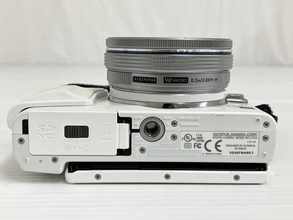 OLYMPUS E-PL6 ミラーレス一眼 M.ZUIKO DIGITAL 14-42mm F3.5-5.6 M.ZUIKO DIGITAL 40-150mm F4.0-5.6 ダブルズームキット 中古 O8244123