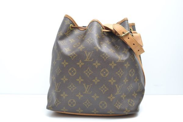 A356Z55R　LOUIS VUITTON★ルイ・ヴィトン★モノグラム★M42226★プチノエ★巾着ショルダーバッグ★ブランドバッグ