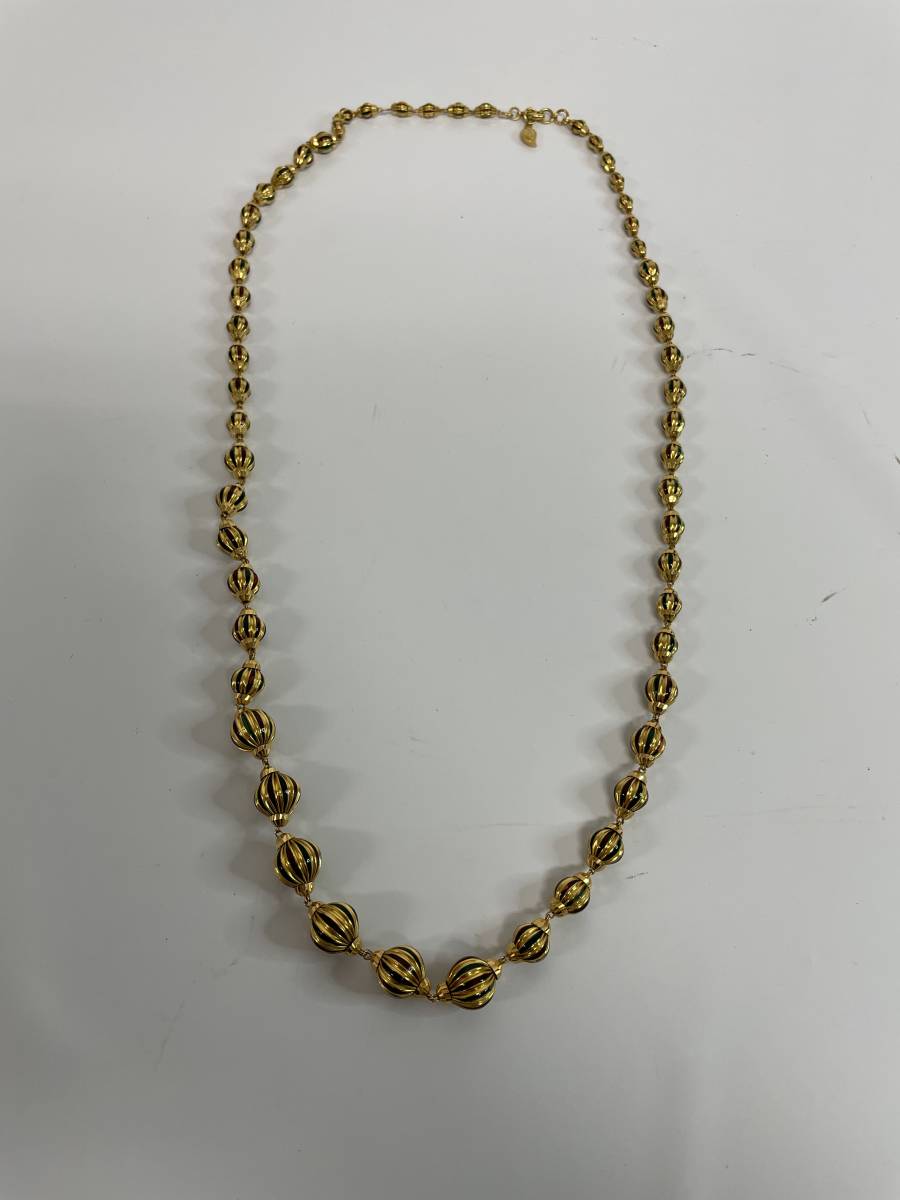 K18 K21 ラグジュアリー　ネックレス　全長/役70cm 