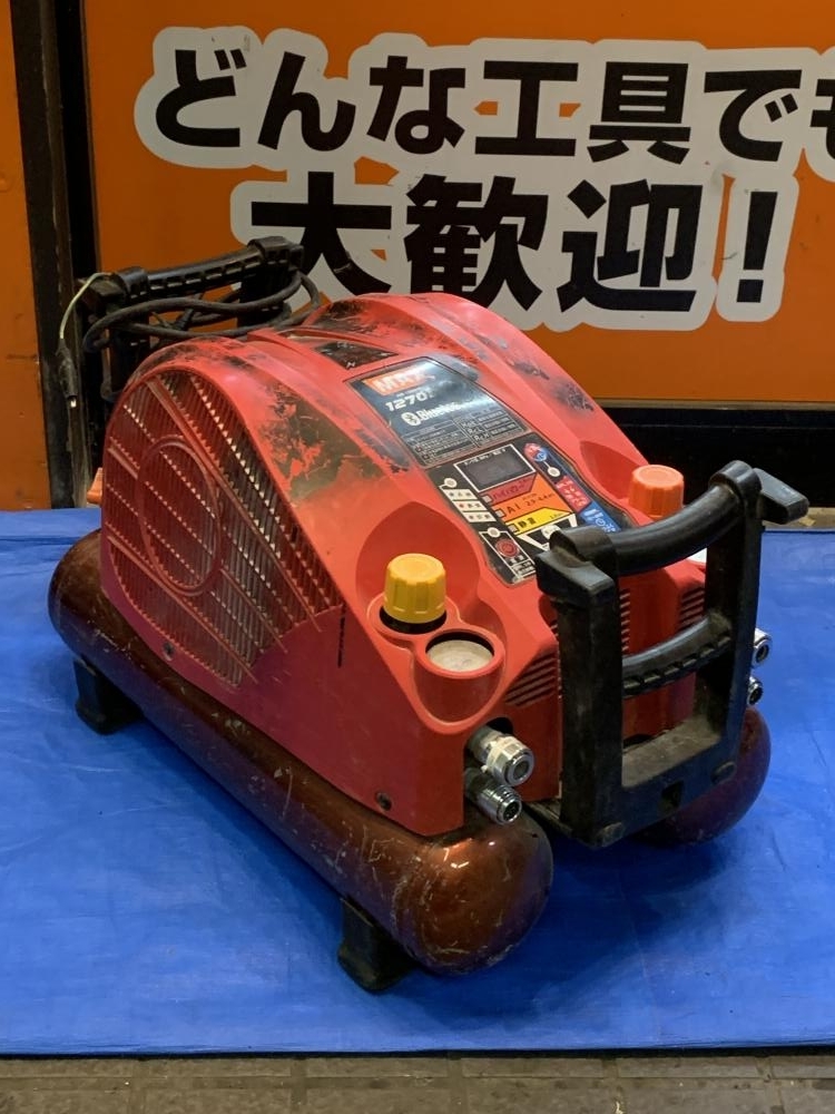  013 おすすめ商品 MAX マックス 高圧常圧エアコンプレッサ AK-HL1270E2 充填約5分半 電源ボタンかなり反応悪(コンプレッサー)｜売買されたオークション情報、yahooの商品情報をアーカイブ公開 - コンプレッサー