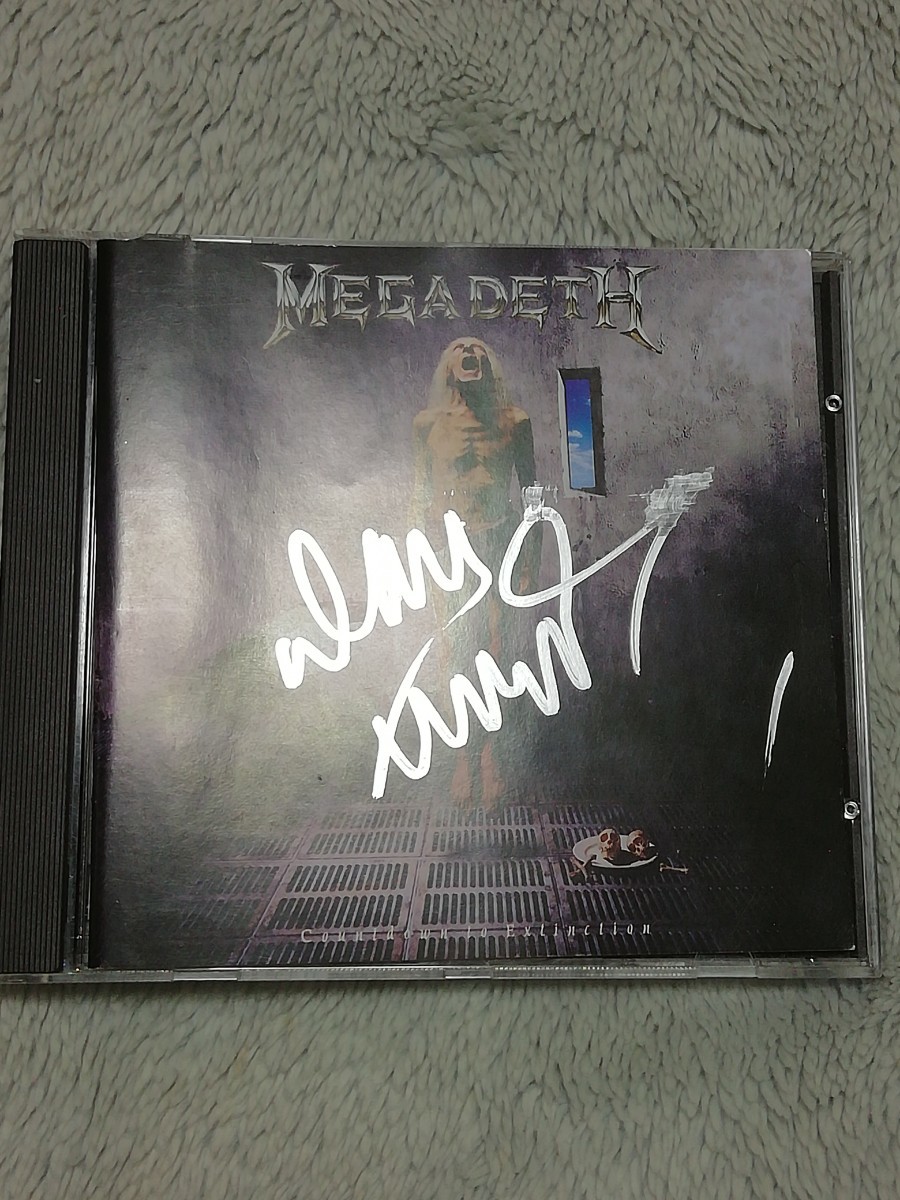 Megadeth 直筆サイン入りCD CD Megadeth 直筆サイン入りCD
