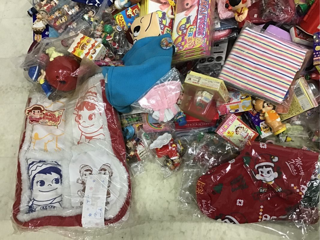 1円〜 同梱不可 ジャンク ペコちゃん等 ペコちゃんトートバッグ、ペコ