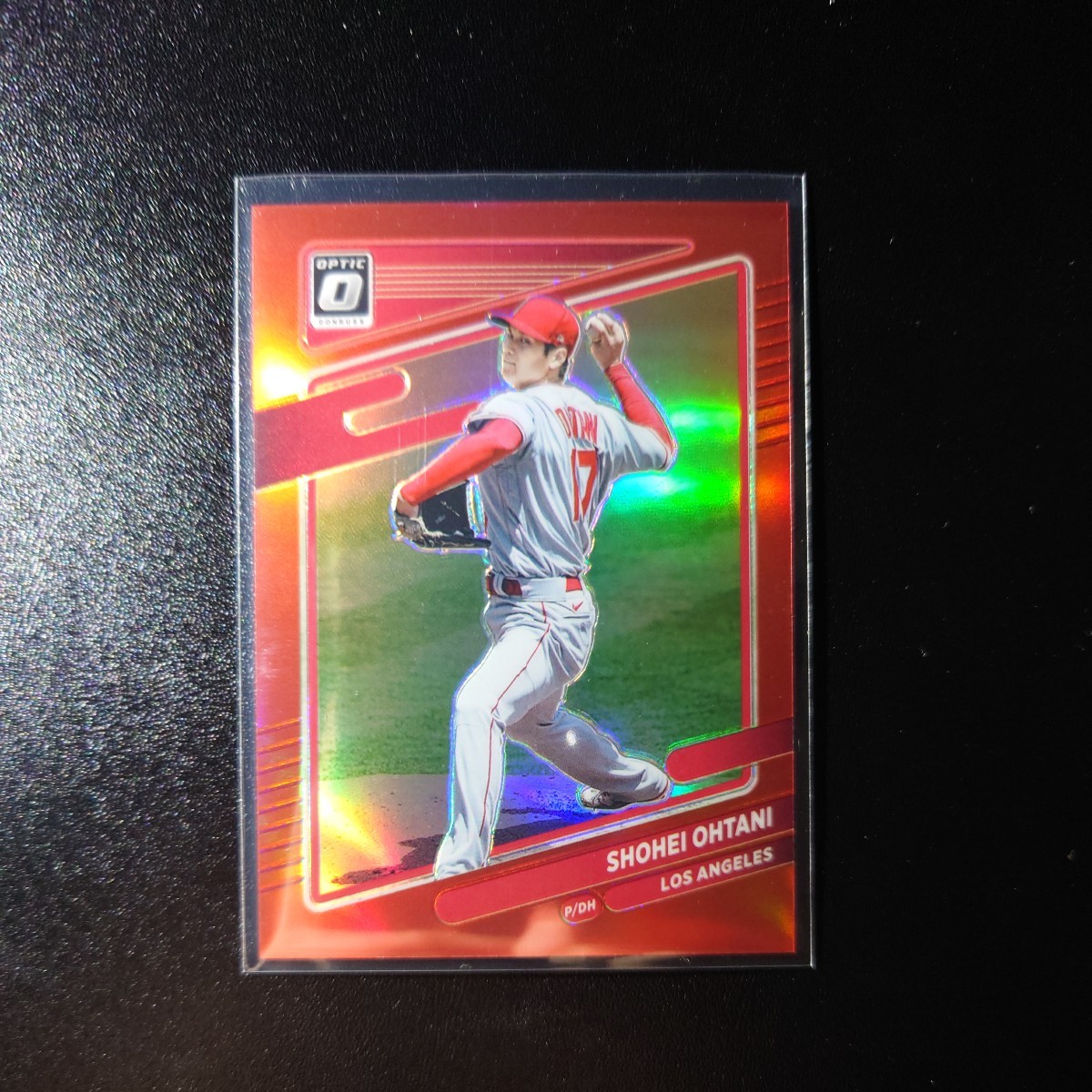 【55/60】Panini Donruss Optic 2021 大谷翔平 レッドPRIZMパラレル