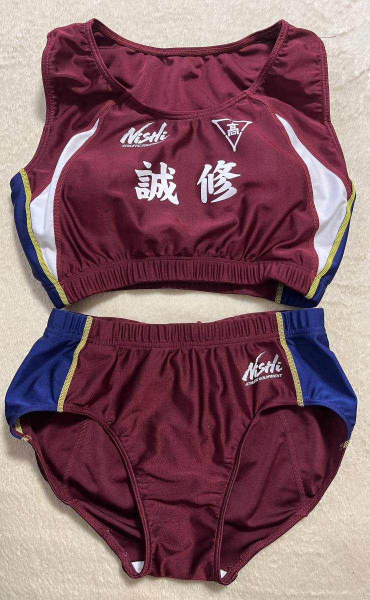 陸上競技用 女子ユニフォーム 誠修高校 福岡県 セパレートユニフォーム