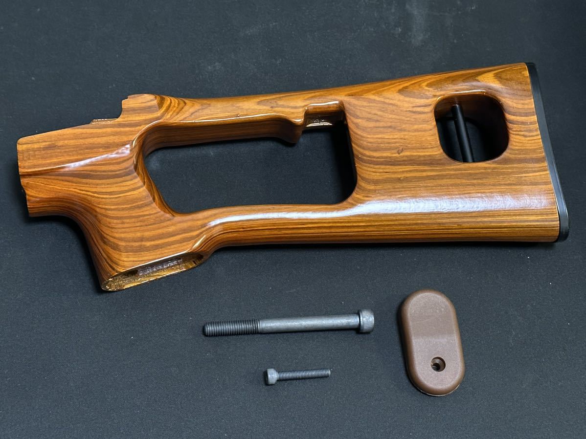 WE-tech SVD（AceVD）/ドラグノフ ガスブローバック用 木製ストック　検索：ガスガン/GBB/Dragunov