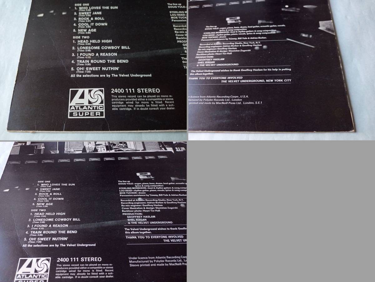 Velvet - The Loaded Underground LP – VELVET UNDERGROUND 