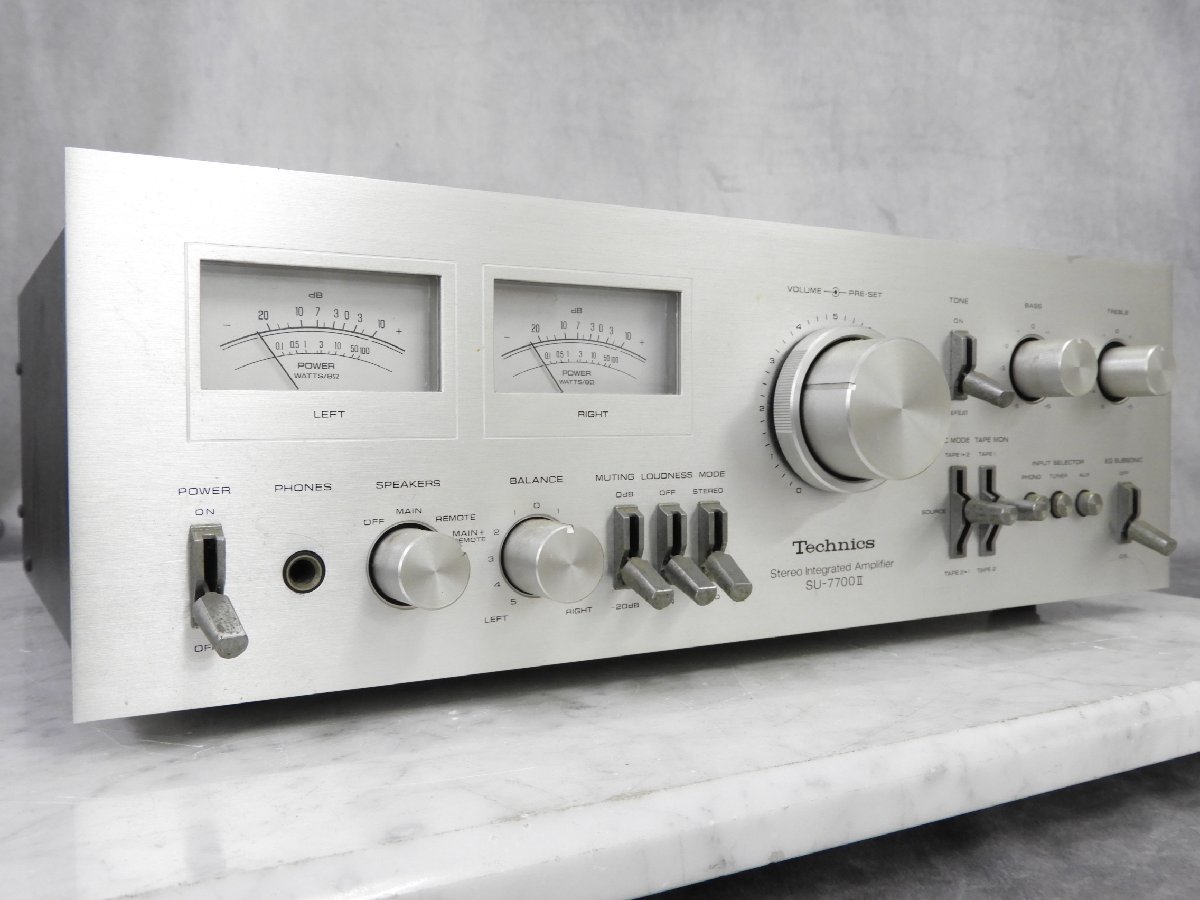 プリメインアンプ テクニクス Technics SU-7700II SU-7700 オーディオ