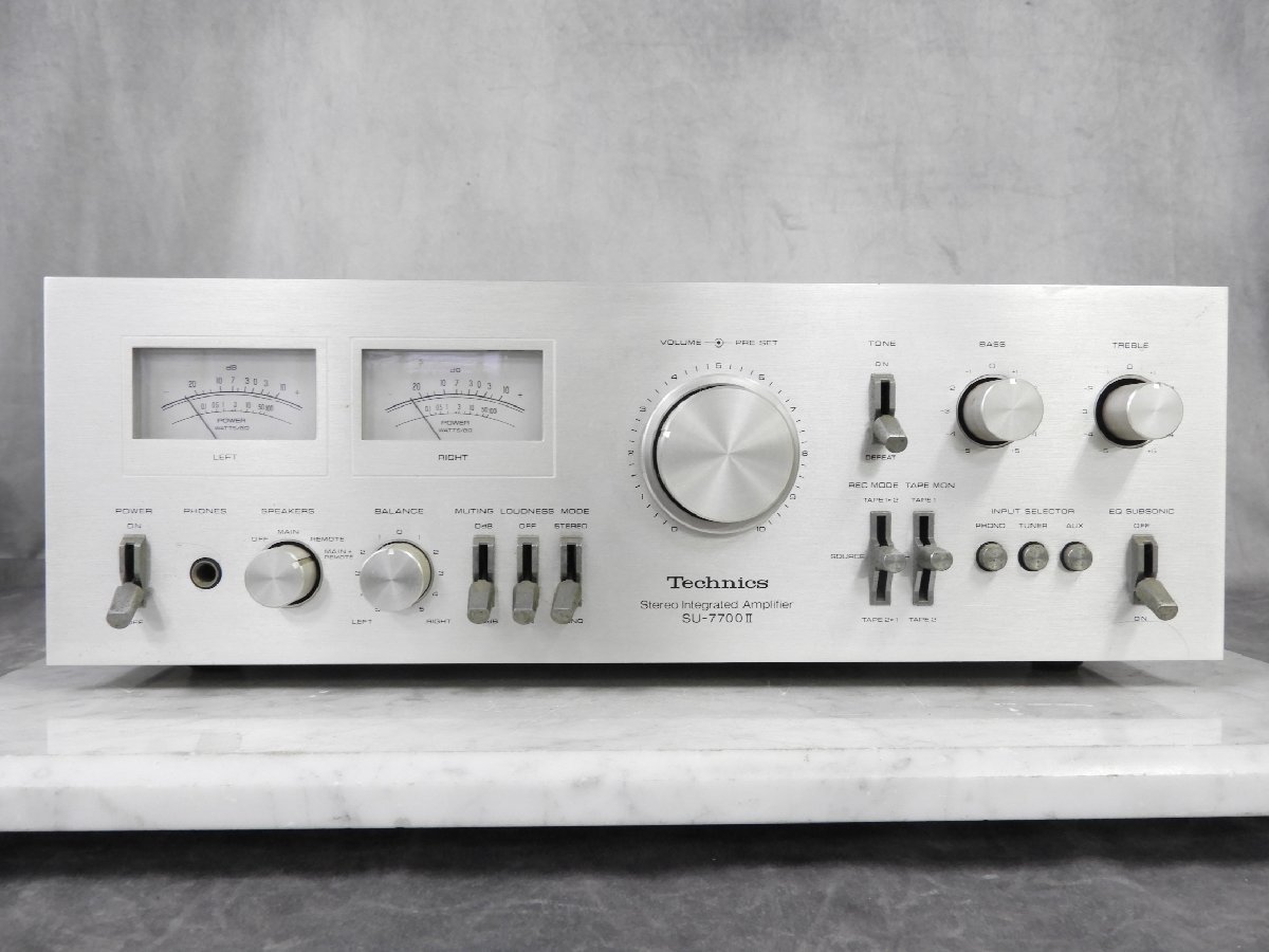 プリメインアンプ テクニクス Technics SU-7700II SU-7700 オーディオ