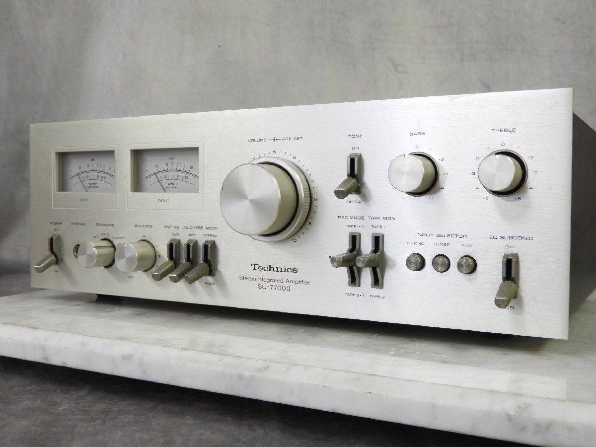 プリメインアンプ テクニクス Technics SU-7700II SU-7700 オーディオ