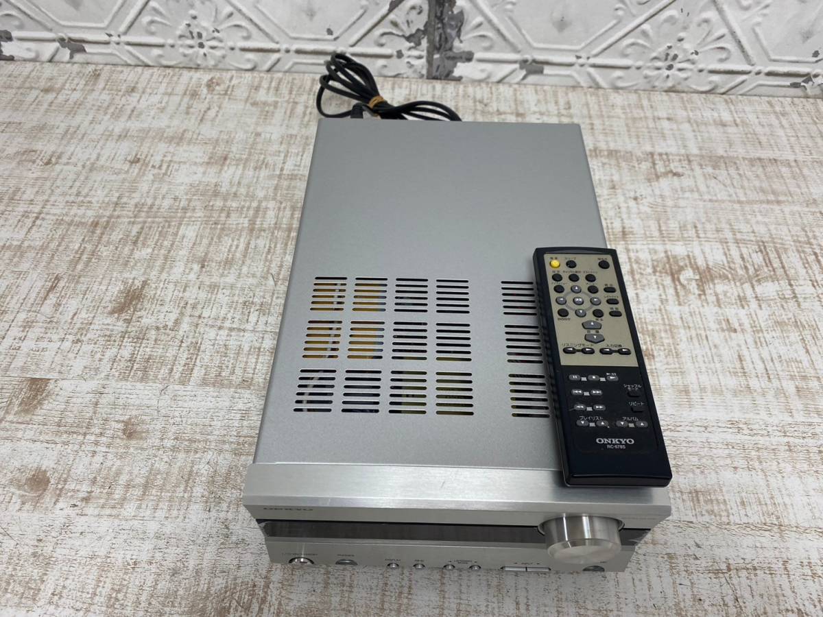 ☆a-141 ONKYO オンキョー AVアンプ 5.1ch対応 最大出力30W×5 シルバー 