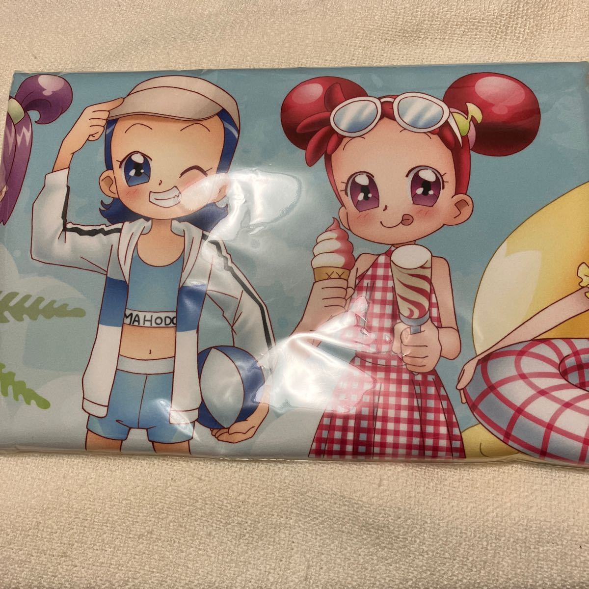 おジャ魔女どれみドッカ～ン！ ウェブポン くじメイト  A賞 特大タオル おジャ魔女どれみ バスタオル ドッカ～ン！ 一番くじ おジャ魔女どれみ