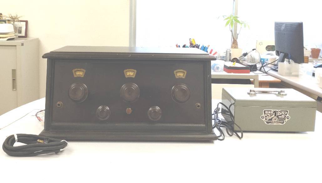 真空管ラジオ 昭和レトロ ll749○ 木製 ジャンク品) アルペン 真空管