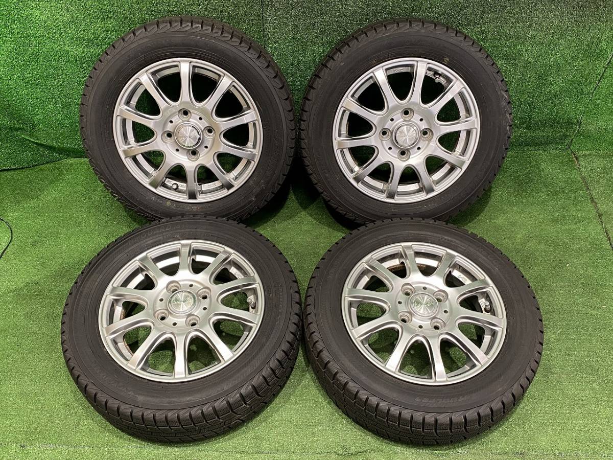 YOKOHAMAスタッドレスタイヤ付きアルミホイール 155⁄65R13 中古 4本 