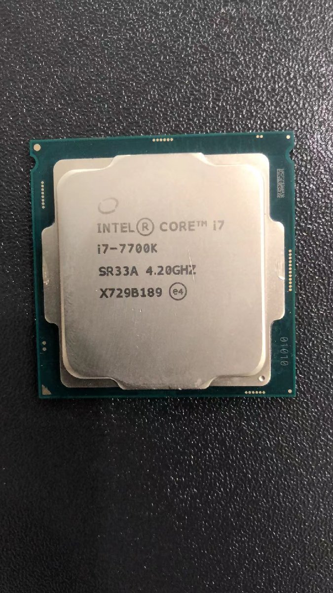 CPU インテル Intel Core I7-7700K プロセッサー 中古 動作未確認