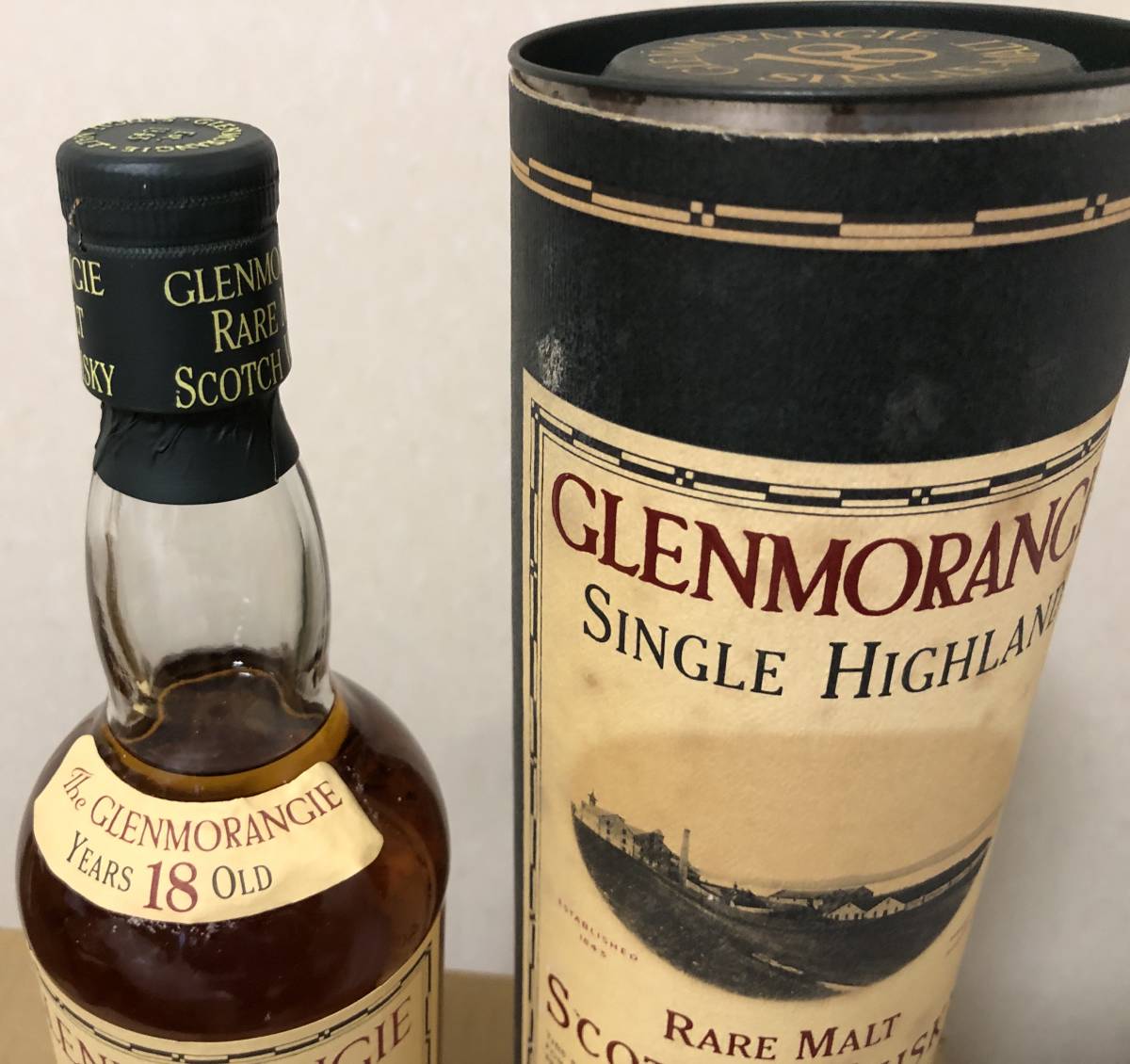 古酒⁄未開栓グレンモーレンジ 18年 旧ボトル レアモルト 750ml