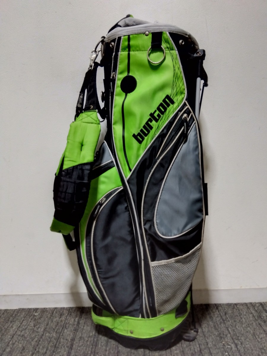 BURTON スタンドキャディバッグ GOLF ゴルフバック キャディバッグ