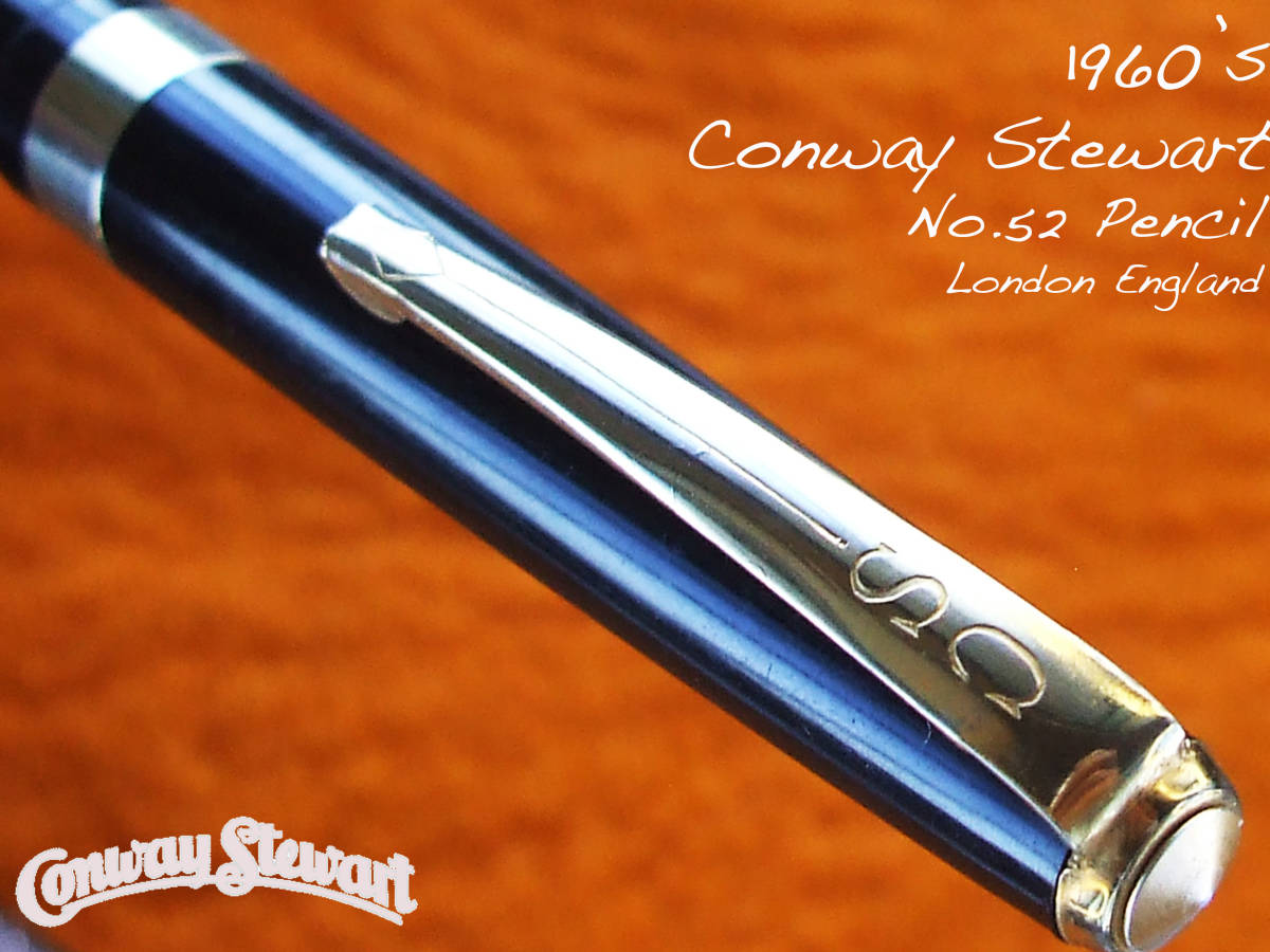 ◆レアモデル◆1960年代製 コンウェイ・スティワート No.52 ペンシル ロンドン ◆1960’s Conway Stewart 52 Pencil London England◆