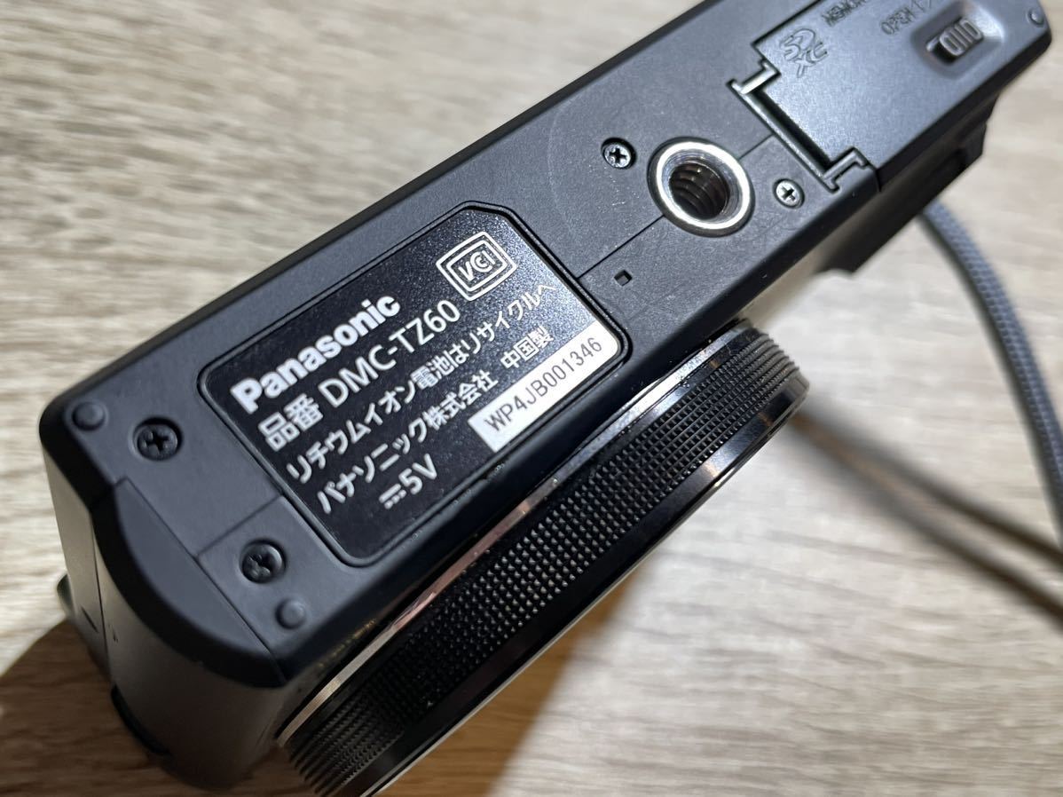 デジタルカメラ LUMIX パナソニック Panasonic tz60 ブラック 動作品