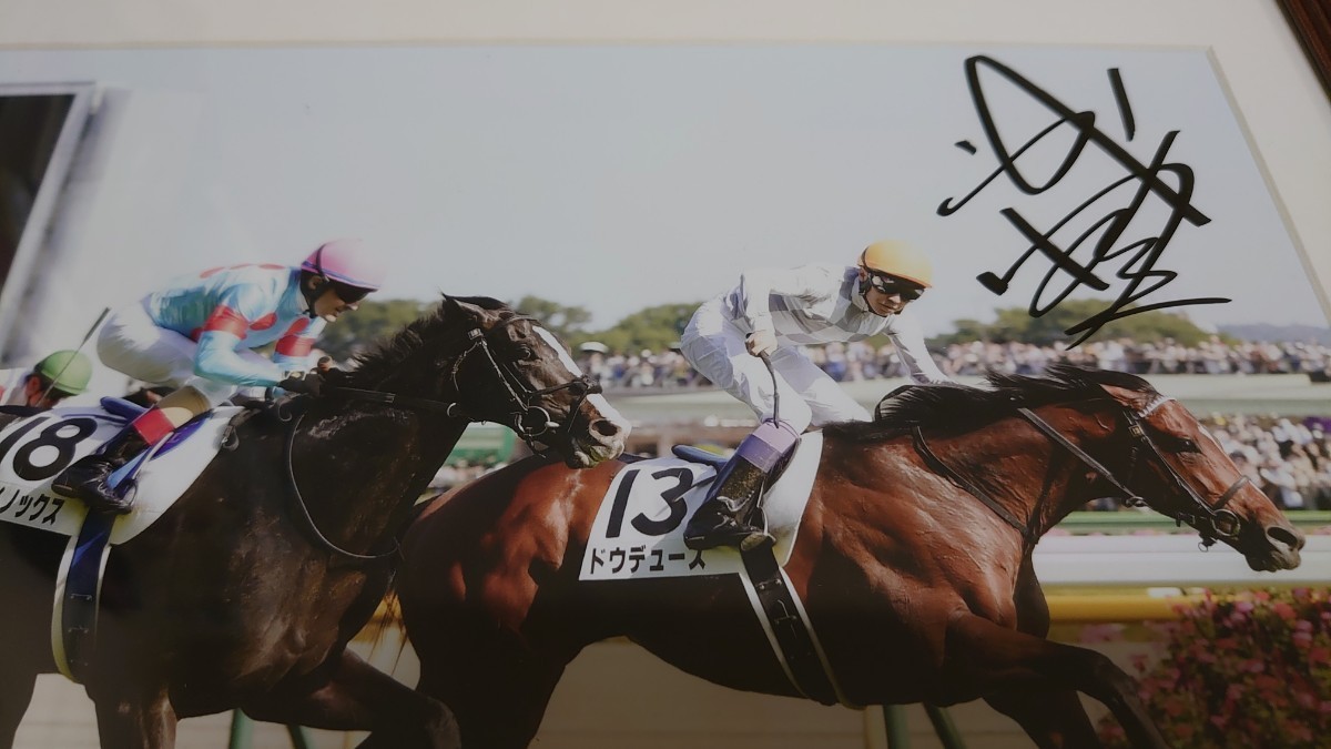 武豊 サイン 東京競馬場 当選品！ ダービー サインパネル 直筆 競馬