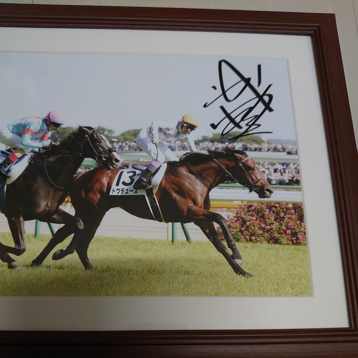 武豊 サイン 東京競馬場 当選品！ ダービー サインパネル 直筆 競馬
