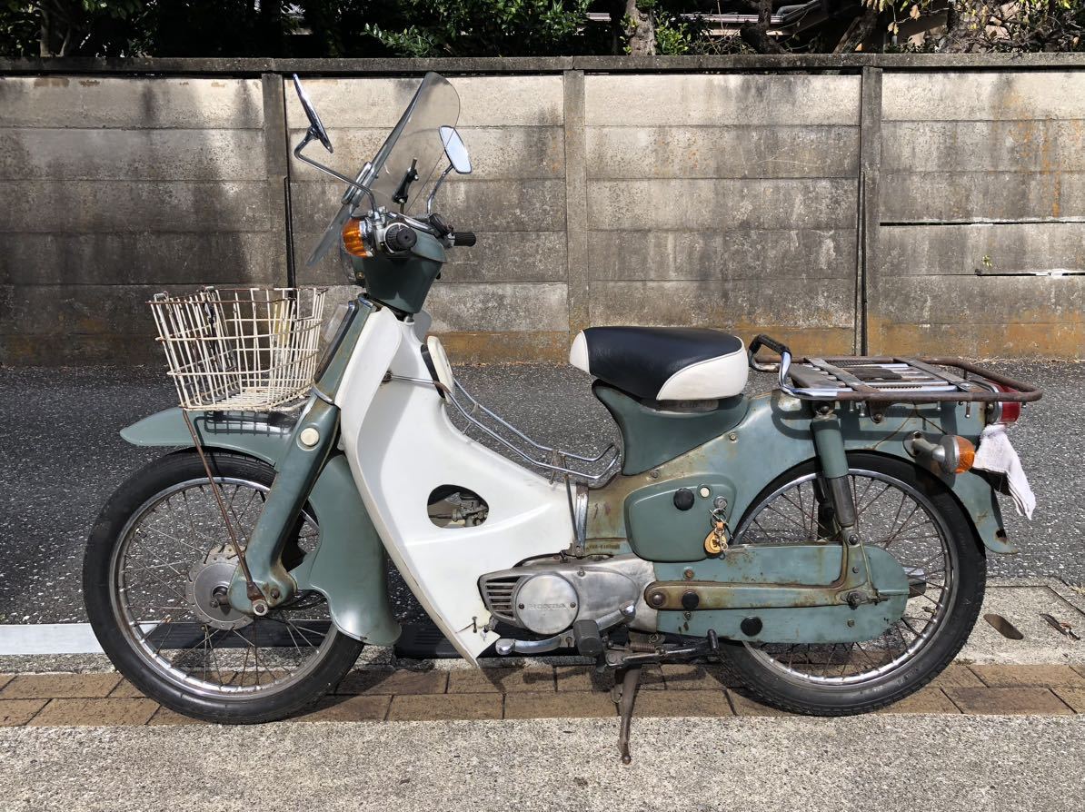 ホンダ 行燈カブ　70cc 縦キャブ　3速　