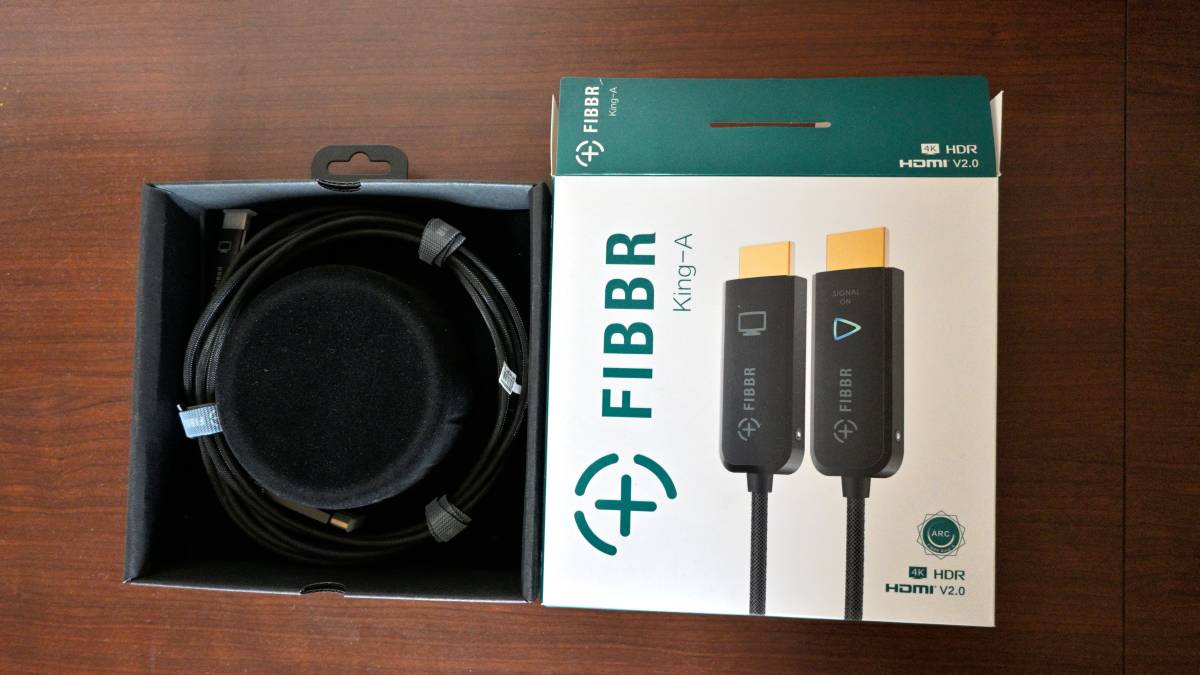 FIBBR King-A 3.0M HDMIケーブル フィバー 光