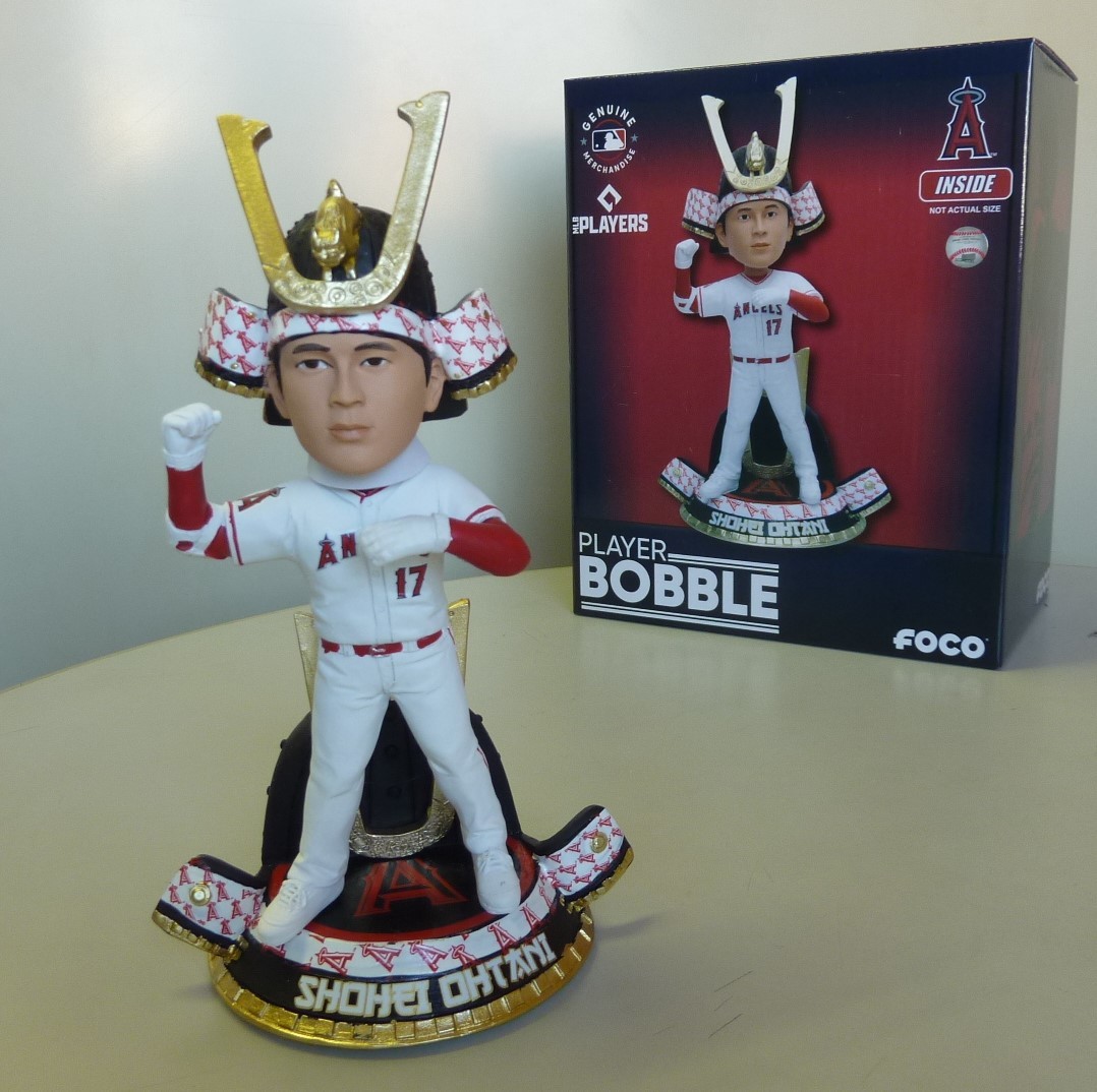 祝MVP!【大谷翔平】360体限定 兜 カブトボブルヘッド フィギュア