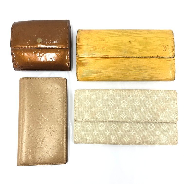 Louis Vuitton ルイヴィトン ヴェルニ モノグラムマット モノグラムミニラン エピ 財布 4点まとめ【BKAM6003】