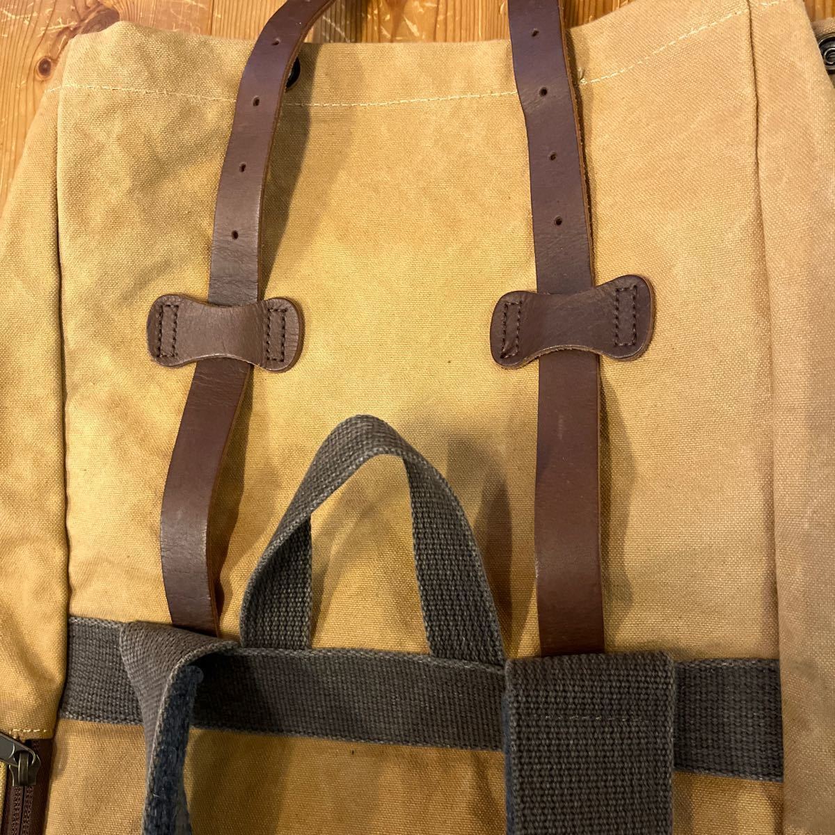 ARTS&CRAFTS 帆布 キャンバス ロールトップ リュック バックパック 